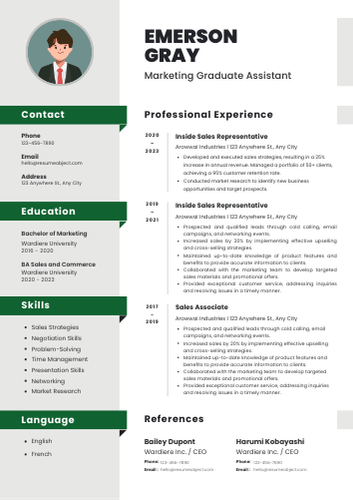 Marketing Graduate Assistant Resume Examples & Download Free Template