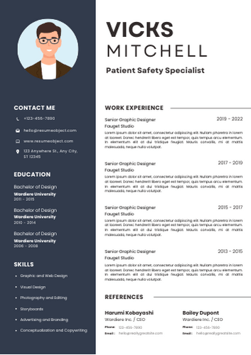 Patient Safety Specialist Resume Examples & Download Free Template