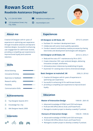 Roadside Assistance Dispatcher Resume