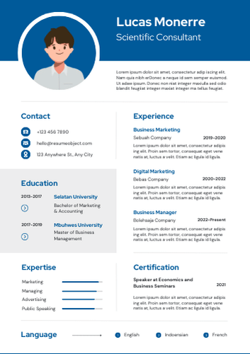 Scientific Consultant Resume Examples & Download Free Template