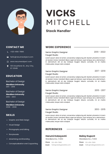 Stock Handler Resume – Free Template, 30+ Examples
