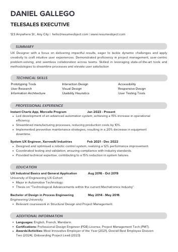 Telesales Executive Resume – Free Template, 30+ Examples