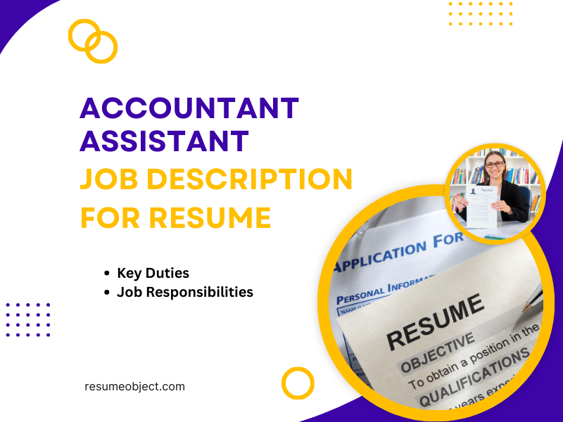 Accountant Assistant Job Description for Resume