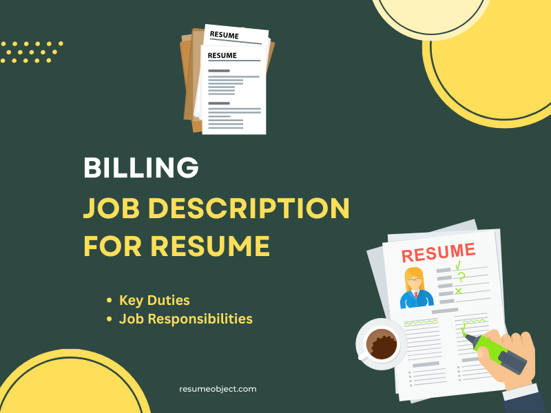 Billing Job Description for Resume