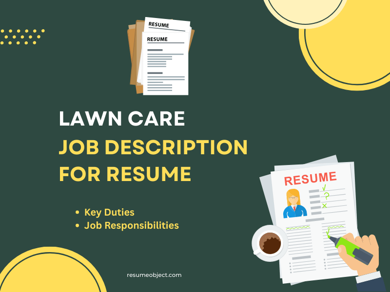 Lawn Care Job Description for Resume