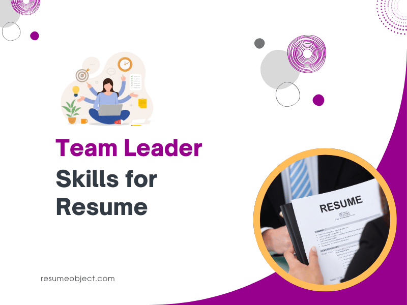 Team Leader Skills for Resume